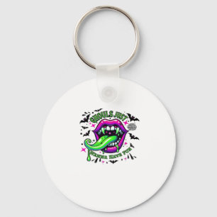 Ghouls Just Wanna Have Fun Sloth Vibe Keychain