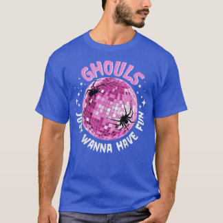 Ghouls Just Wanna Have Fun Spiders Night Out Boys T-Shirt