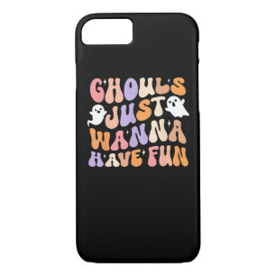 Ghouls Just Wanna Have Fun Spooky Season Groovy Ha Case-Mate iPhone Case