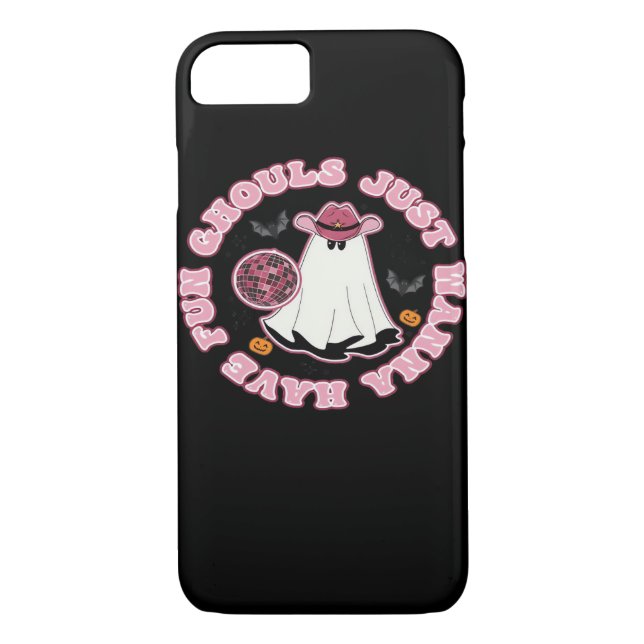 Ghouls Just Wanna Have Fun (Western Style Hallowee Case-Mate iPhone Case (Back)