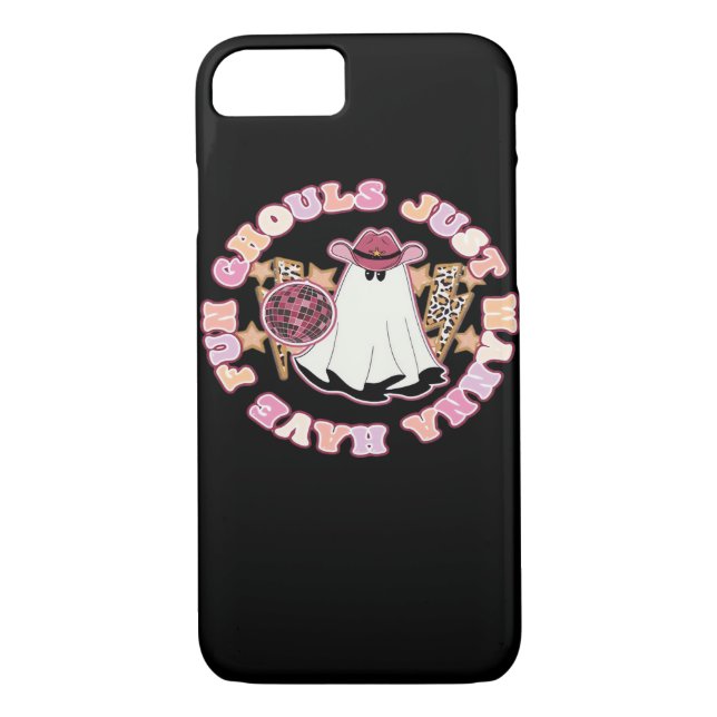 Ghouls Just Wanna Have Fun (Western Style Hallowee Case-Mate iPhone Case (Back)