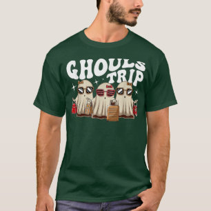 Ghouls Trip Halloween Spooky Cute Women Ghost Girl T-Shirt