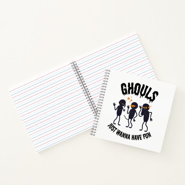 Ghouls veut juste s'amuser - Carnet d'Halloween (Intérieur)
