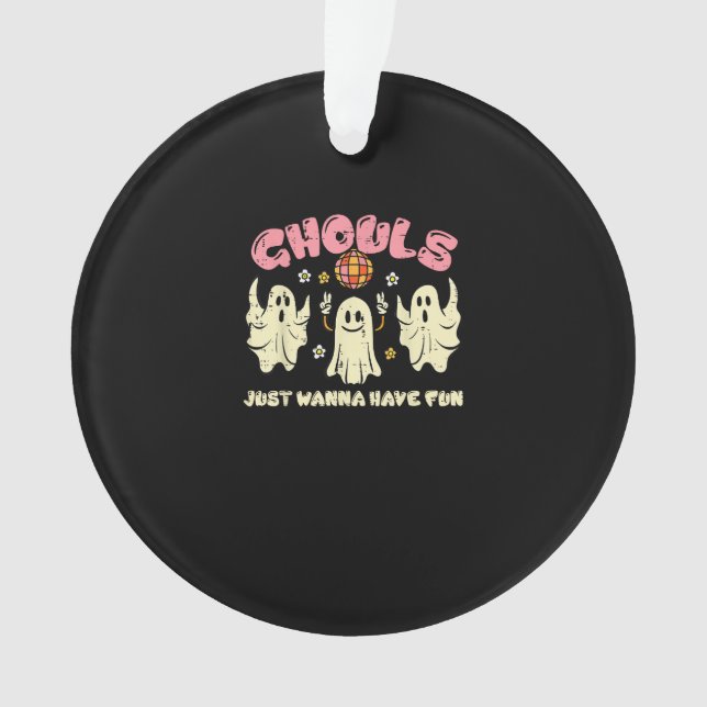 Ghouls veut juste s'amuser drôle Costume d'Hallowe (devant)