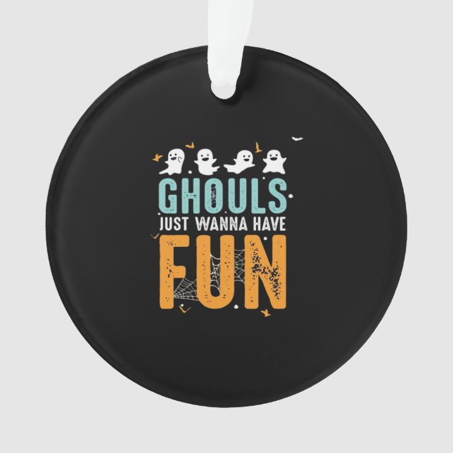 Ghouls veut juste s'amuser drôle Costume d'Hallowe (devant)