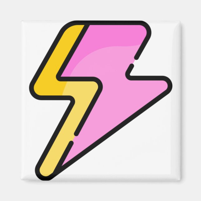 ghtning Bolt Magnet (Front)