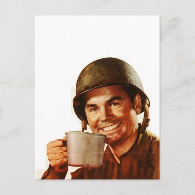 GI Cuppa Joe Postcard (Front)