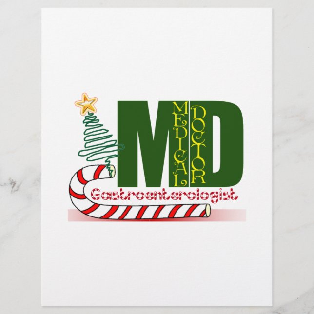 GI GASTROENTEROLOGIST MERRY CHRISTMAS (Front)