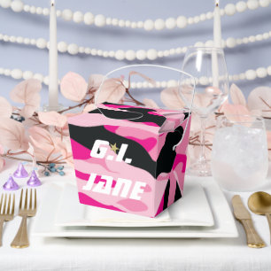 GI JANE Military Camouflage Shower Sprinkle Party Favor Box