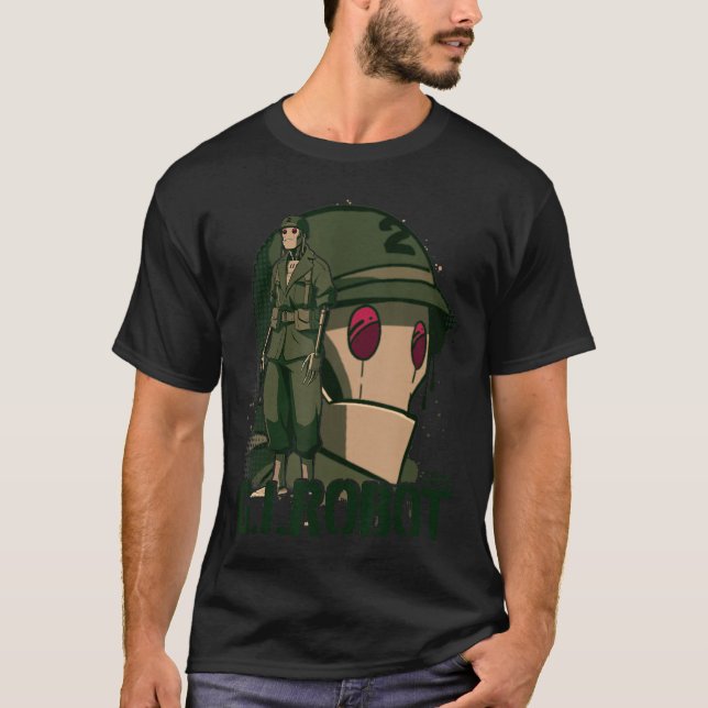 GI Robot Showcase girl T-Shirt (Front)