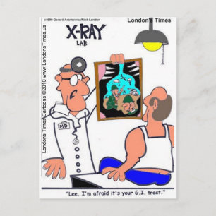 GI Tract Funny Gastrointestinal Medical Tees Gifts Postcard