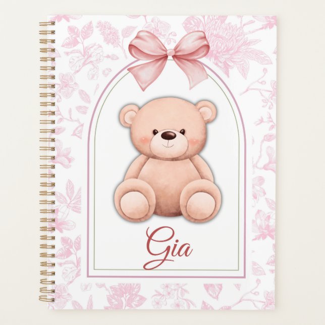 Gia | Conception personnalisée d'ours en peluche r (Devant)