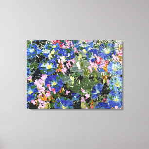 Giacometti - Blau Winden Canvas Print
