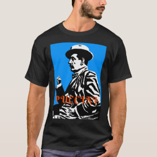 Giacomo Puccini (1858 1924) Digitized T-Shirt