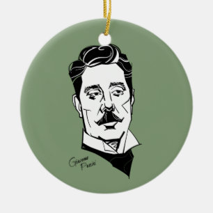 Giacomo Puccini Ceramic Ornament