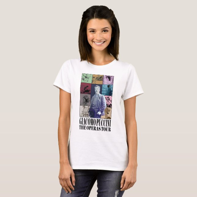 Giacomo Puccini The Operas Tour concert merch  T-Shirt (Front Full)