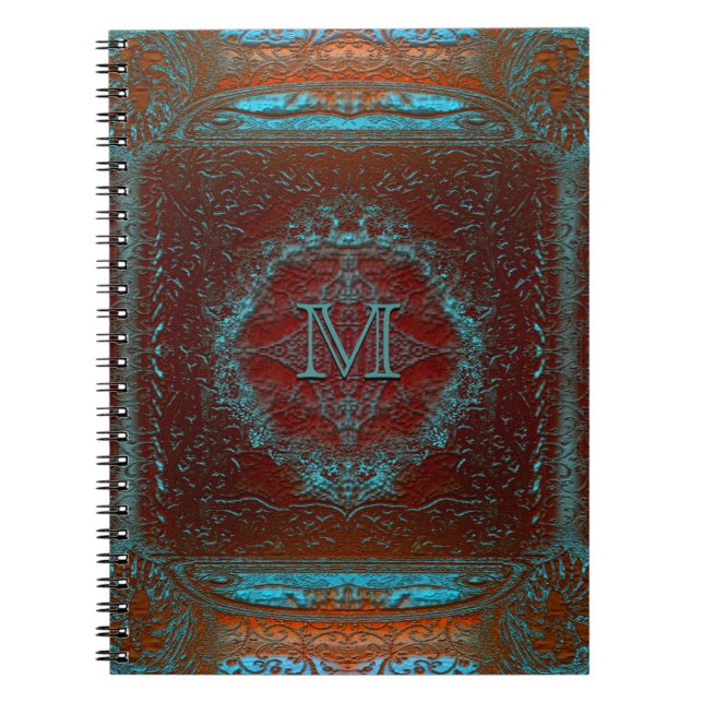 Giadeen Vintage Monogram Notebook (Front)