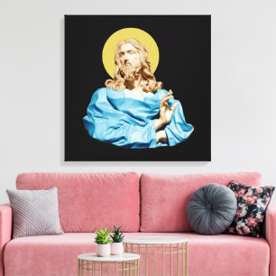 Gian Lorenzo Bernini Bust of Christ 1679  Canvas Print