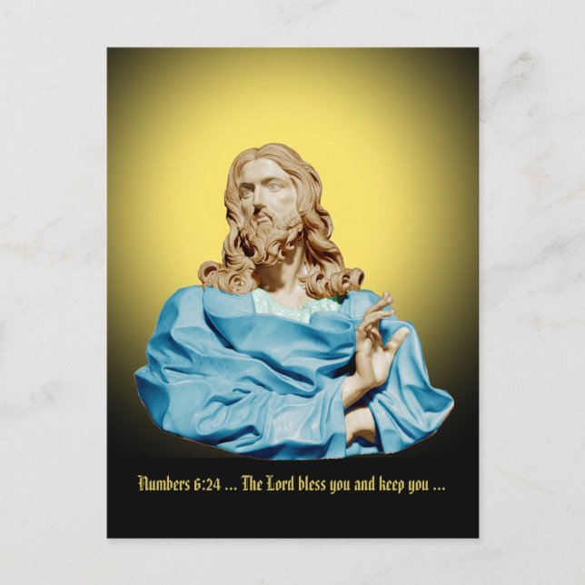 Gian Lorenzo Bernini Bust of Christ 1679 Postcard (Front)