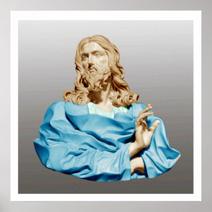 Gian Lorenzo Bernini Bust of Christ 1679  Poster