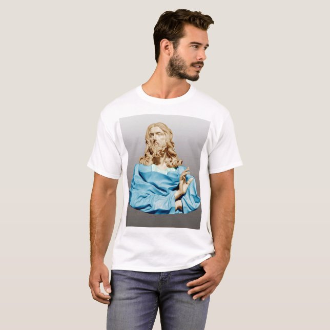 Gian Lorenzo Bernini Bust of Christ 1679 T-shirt (Devant entier)