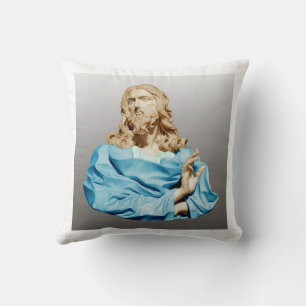 Gian Lorenzo Bernini Bust of Christ 1679 Throw Pillow