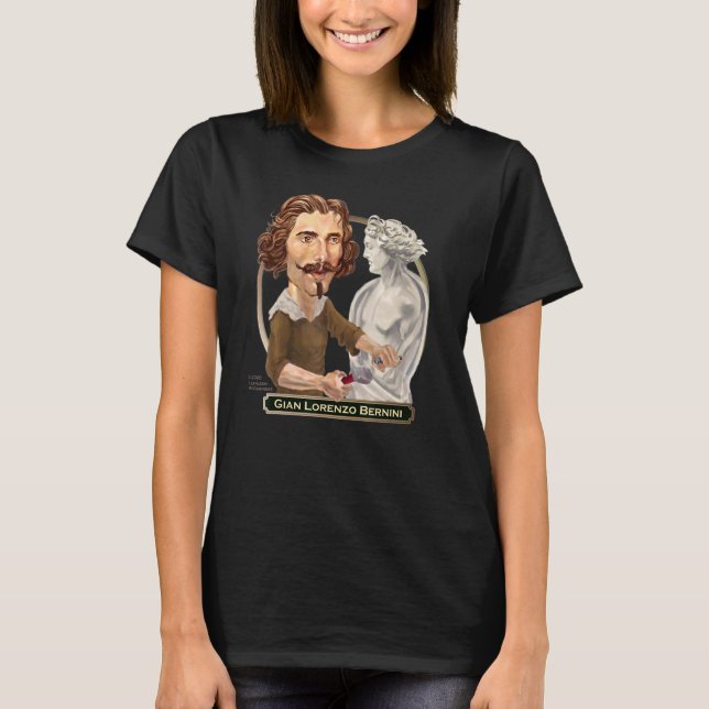 Gian Lorenzo Bernini Sculptur Architect Baroque T-Shirt (Front)