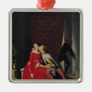 Gianciotto Discovers Paolo and Francesca, 1814 Metal Ornament
