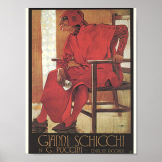 Gianni Schicchi Poster (Puccini)
