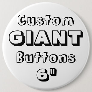 Giant 6" Button Pin Badge