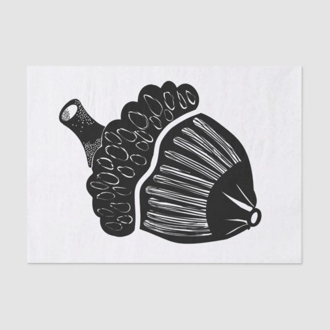 Giant Acorn  Tissue Paper (Front)