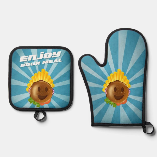 Giant and manic set burger enjoy your meal (Front)