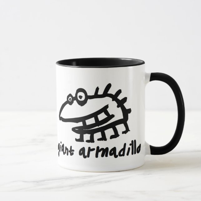 giant armadillo mug (Right)