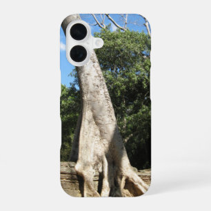 Giant Banyan Tree ... Ta Prohm Temple, Cambodia iPhone 16 Case