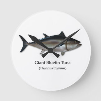 Giant Bluefin Tuna Round Clock