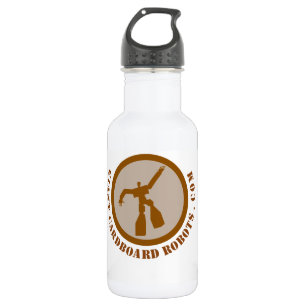 Giant Cardboard Robots Water Bottle