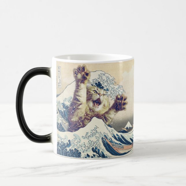 Giant Cat Wave – The Great Wave off Kanagawa       Magic Mug (Left)