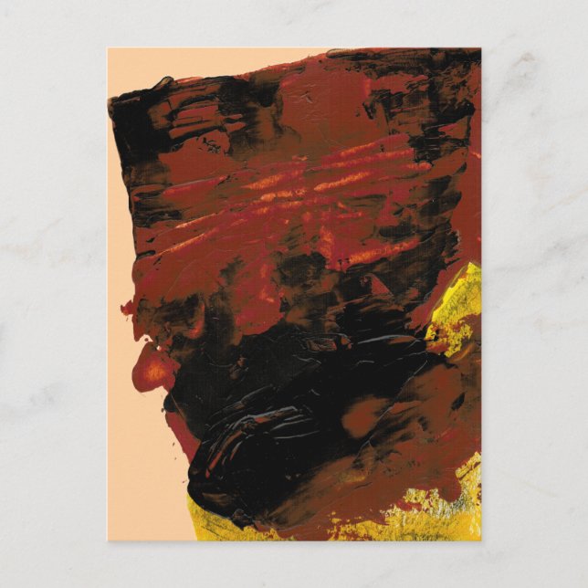 Giant Chocolate Bar Acrylic Painting Postcard (Front)