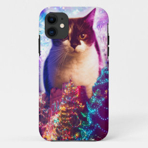 Giant Christmas Cat iPhone 11 Case