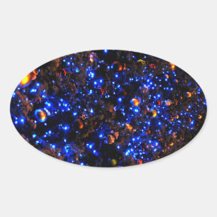 Giant Christmas Oval Sticker