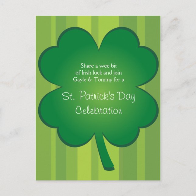 Giant Clover Postcard (Front)