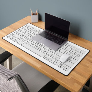 Giant computer keyboard QWERTY letters novelty Desk Mat