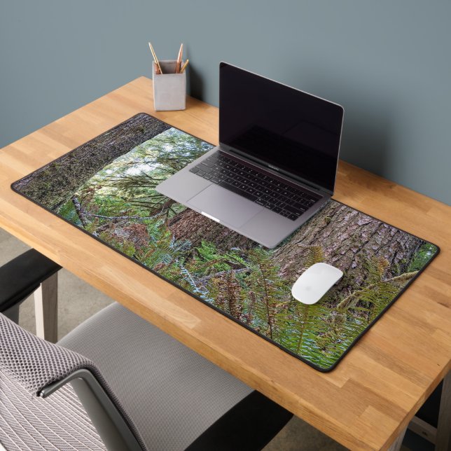 Giant Conifer Pacific Northwest Forest Desk Mat (Office 2)