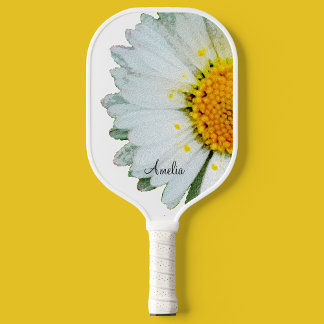 Giant Daisy Personalized Pickleball Paddle