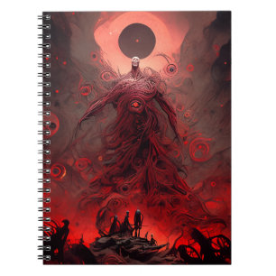 Giant Demon Creature Dark Fantasy Horror Notebook