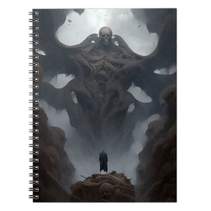 Giant Demon Creature Dark Fantasy Horror Notebook