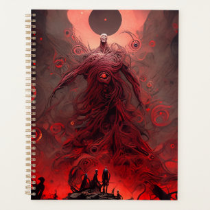 Giant Demon Creature Dark Fantasy Horror Planner