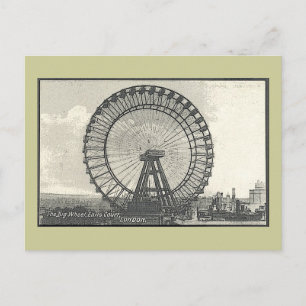 Giant Ferris Wheel LONDON Postcard