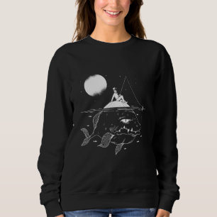 Giant Fish Fantasy Angling Fishing Sweatshirt