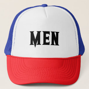 Giant Font Handsome Red/White/Blue Colour Trucker Hat